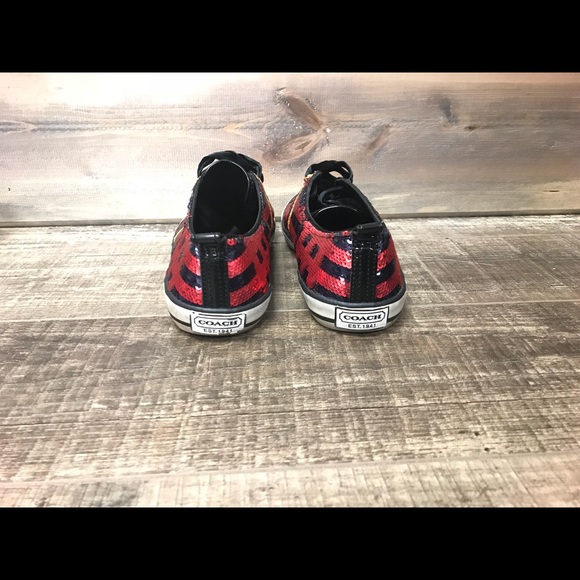 Coach Sequin Tennis Shoes - Picture 3 of 3